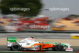 Giancarlo Fisichella (ITA), Force India F1 Team  - Formula 1 World Championship, Rd 5, Spanish Grand Prix, Saturday Practice