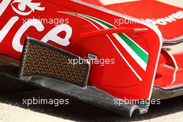 09.05.2009 Barcelona, Spain,  Ferrari front wing endplate, detail - Formula 1 World Championship, Rd 5, Spanish Grand Prix, Saturday Practice