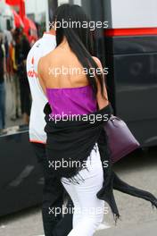 09.05.2009 Barcelona, Spain,  Lewis Hamilton (GBR), McLaren Mercedes with his girlfriend Nicole Scherzinger (USA), Singer in the Pussycat Dolls - Formula 1 World Championship, Rd 5, Spanish Grand Prix, Saturday