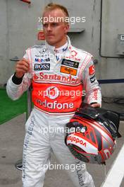 09.05.2009 Barcelona, Spain,  Heikki Kovalainen (FIN), McLaren Mercedes after being out in Q1 - Formula 1 World Championship, Rd 5, Spanish Grand Prix, Saturday Qualifying