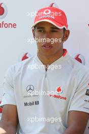 07.05.2009 Barcelona, Spain,  Lewis Hamilton (GBR), McLaren Mercedes - Vodafone challenge, Formula 1 World Championship, Rd 5, Spanish Grand Prix, Thursday