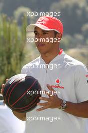 07.05.2009 Barcelona, Spain,  Lewis Hamilton (GBR), McLaren Mercedes - Vodafone challenge, Formula 1 World Championship, Rd 5, Spanish Grand Prix, Thursday