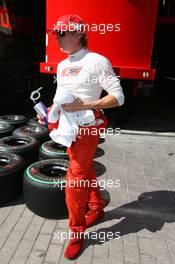 21.08.2009 Valencia, Spain,  Kimi Raikkonen (FIN), Räikkönen, Scuderia Ferrari - Formula 1 World Championship, Rd 11, European Grand Prix, Friday Practice