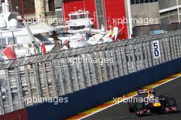 21.08.2009 Valencia, Spain,  Sebastian Vettel (GER), Red Bull Racing - Formula 1 World Championship, Rd 11, European Grand Prix, Friday Practice
