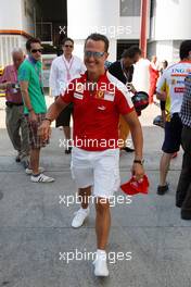 21.08.2009 Valencia, Spain,  Michael Schumacher (GER), Test Driver, Scuderia Ferrari - Formula 1 World Championship, Rd 11, European Grand Prix, Friday