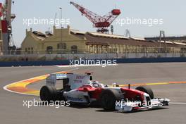 21.08.2009 Valencia, Spain,  Jarno Trulli (ITA), Toyota Racing - Formula 1 World Championship, Rd 11, European Grand Prix, Friday Practice