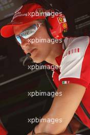 21.08.2009 Valencia, Spain,  Michael Schumacher (GER), Test Driver, Scuderia Ferrari  - Formula 1 World Championship, Rd 11, European Grand Prix, Friday Practice