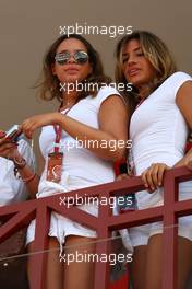21.08.2009 Valencia, Spain,  girls in the paddock club - Formula 1 World Championship, Rd 11, European Grand Prix, Friday