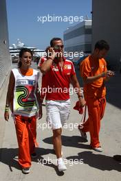 21.08.2009 Valencia, Spain,  Michael Schumacher (GER), Test Driver, Scuderia Ferrari - Formula 1 World Championship, Rd 11, European Grand Prix, Friday