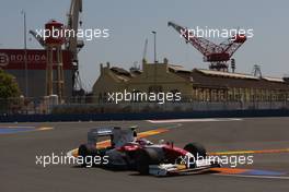 21.08.2009 Valencia, Spain,  Timo Glock (GER), Toyota F1 Team, TF109 - Formula 1 World Championship, Rd 11, European Grand Prix, Friday Practice
