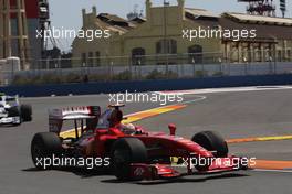 21.08.2009 Valencia, Spain,  Luca Badoer (ITA), Test Driver, Scuderia Ferrari, F60 - Formula 1 World Championship, Rd 11, European Grand Prix, Friday Practice