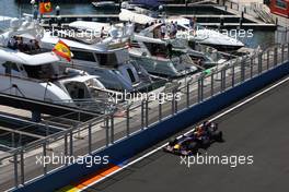 21.08.2009 Valencia, Spain,  Mark Webber (AUS), Red Bull Racing, RB5 - Formula 1 World Championship, Rd 11, European Grand Prix, Friday Practice
