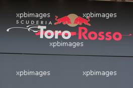 21.08.2009 Valencia, Spain,  Toro Rosso Logo - Formula 1 World Championship, Rd 11, European Grand Prix, Friday