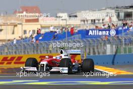 21.08.2009 Valencia, Spain,  Timo Glock (GER), Toyota F1 Team - Formula 1 World Championship, Rd 11, European Grand Prix, Friday Practice