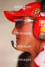 21.08.2009 Valencia, Spain,  Michael Schumacher (GER), Test Driver, Scuderia Ferrari  - Formula 1 World Championship, Rd 11, European Grand Prix, Friday Practice