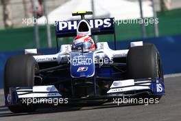 21.08.2009 Valencia, Spain,  Kazuki Nakajima (JPN), Williams F1 Team - Formula 1 World Championship, Rd 11, European Grand Prix, Friday Practice