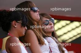 21.08.2009 Valencia, Spain,  Girls - Formula 1 World Championship, Rd 11, European Grand Prix, Friday Practice