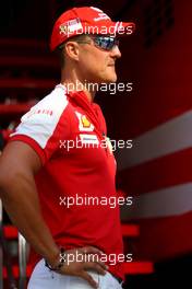 21.08.2009 Valencia, Spain,  Michael Schumacher (GER), Test Driver, Scuderia Ferrari  - Formula 1 World Championship, Rd 11, European Grand Prix, Friday