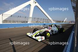21.08.2009 Valencia, Spain,  Rubens Barrichello (BRA), Brawn GP, BGP001, BGP 001 - Formula 1 World Championship, Rd 11, European Grand Prix, Friday Practice