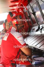 21.08.2009 Valencia, Spain,  Michael Schumacher (GER), Test Driver, Scuderia Ferrari  - Formula 1 World Championship, Rd 11, European Grand Prix, Friday Practice