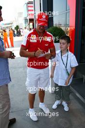 21.08.2009 Valencia, Spain,  Michael Schumacher (GER), Test Driver, Scuderia Ferrari - Formula 1 World Championship, Rd 11, European Grand Prix, Friday Practice