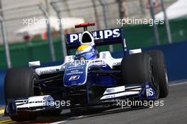 21.08.2009 Valencia, Spain,  Nico Rosberg (GER), Williams F1 Team - Formula 1 World Championship, Rd 11, European Grand Prix, Friday Practice