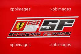 21.08.2009 Valencia, Spain,  Ferrari Logo - Formula 1 World Championship, Rd 11, European Grand Prix, Friday