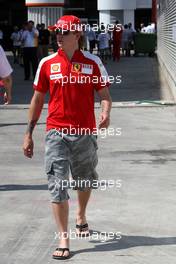 21.08.2009 Valencia, Spain,  Kimi Raikkonen (FIN), Räikkönen, Scuderia Ferrari - Formula 1 World Championship, Rd 11, European Grand Prix, Friday