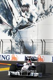 21.08.2009 Valencia, Spain,  Robert Kubica (POL),  BMW Sauber F1 Team - Formula 1 World Championship, Rd 11, European Grand Prix, Friday Practice