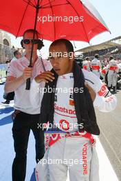 23.08.2009 Valencia, Spain,  Lewis Hamilton (GBR), McLaren Mercedes - Formula 1 World Championship, Rd 11, European Grand Prix, Sunday Pre-Race Grid