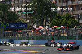 23.08.2009 Valencia, Spain,  Lewis Hamilton (GBR), McLaren Mercedes  - Formula 1 World Championship, Rd 11, European Grand Prix, Sunday Race