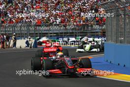 23.08.2009 Valencia, Spain,  Lewis Hamilton (GBR), McLaren Mercedes  - Formula 1 World Championship, Rd 11, European Grand Prix, Sunday Race