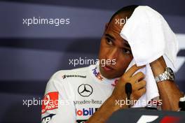 22.08.2009 Valencia, Spain,  Lewis Hamilton (GBR), McLaren Mercedes - Formula 1 World Championship, Rd 11, European Grand Prix, Saturday Press Conference