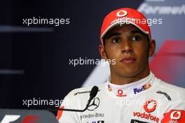 22.08.2009 Valencia, Spain,  Lewis Hamilton (gBR), McLaren Mercedes - Formula 1 World Championship, Rd 11, European Grand Prix, Saturday Press Conference