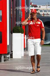 22.08.2009 Valencia, Spain,  Michael Schumacher (GER), Test Driver, Scuderia Ferrari  - Formula 1 World Championship, Rd 11, European Grand Prix, Saturday