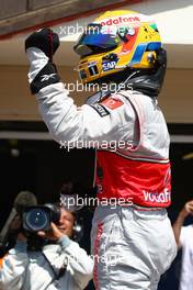 22.08.2009 Valencia, Spain,  Lewis Hamilton (GBR), McLaren Mercedes gets pole position - Formula 1 World Championship, Rd 11, European Grand Prix, Saturday Qualifying