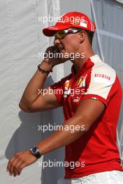 22.08.2009 Valencia, Spain,  Michael Schumacher (GER), Test Driver, Scuderia Ferrari  - Formula 1 World Championship, Rd 11, European Grand Prix, Saturday