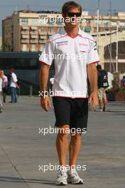 22.08.2009 Valencia, Spain,  Jarno Trulli (ITA), Toyota F1 Team  - Formula 1 World Championship, Rd 11, European Grand Prix, Saturday