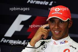 23.08.2009 Valencia, Spain,  Lewis Hamilton (GBR), McLaren Mercedes - Formula 1 World Championship, Rd 11, European Grand Prix, Sunday Press Conference