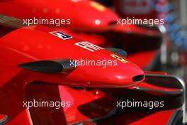 20.08.2009 Valencia, Spain,  Scuderia Ferrari front wing detail - Formula 1 World Championship, Rd 11, European Grand Prix, Thursday