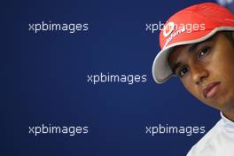 20.08.2009 Valencia, Spain,  Lewis Hamilton (GBR), McLaren Mercedes - Formula 1 World Championship, Rd 11, European Grand Prix, Thursday Press Conference