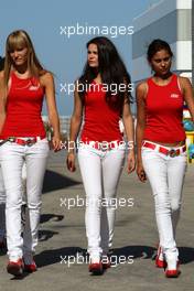 20.08.2009 Valencia, Spain,  Girls - Formula 1 World Championship, Rd 11, European Grand Prix, Thursday