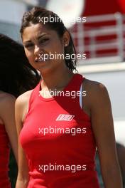 20.08.2009 Valencia, Spain,  girl - Formula 1 World Championship, Rd 11, European Grand Prix, Thursday
