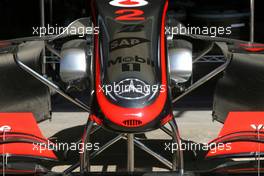 20.08.2009 Valencia, Spain,  McLaren Mercedes front wing detail - Formula 1 World Championship, Rd 11, European Grand Prix, Thursday