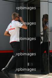 20.08.2009 Valencia, Spain,  Heikki Kovalainen (FIN), McLaren Mercedes  - Formula 1 World Championship, Rd 11, European Grand Prix, Thursday