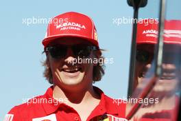 20.08.2009 Valencia, Spain,  Kimi Raikkonen (FIN), Räikkönen, Scuderia Ferrari - Formula 1 World Championship, Rd 11, European Grand Prix, Thursday
