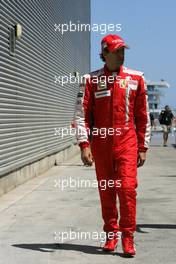 20.08.2009 Valencia, Spain,  Luca Badoer (ITA), Scuderia Ferrari - Formula 1 World Championship, Rd 11, European Grand Prix, Thursday