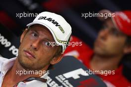 20.08.2009 Valencia, Spain,  Jenson Button (GBR), BrawnGP - Formula 1 World Championship, Rd 11, European Grand Prix, Thursday Press Conference
