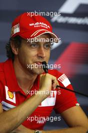 20.08.2009 Valencia, Spain,  Luca Badoer (ITA), Scuderia Ferrari - Formula 1 World Championship, Rd 11, European Grand Prix, Thursday Press Conference