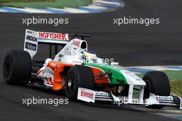 01.03.2009 Jerez, Spain, Giancarlo Fisichella (ITA), Force India F1 Team - Force India, VJM02 - Shakedown